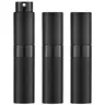 LMMAKE 3PCS 8ml Silver Aluminum Multi-Pack Cosmetic Refillable Portable Atomizer Bottles - Leak Proof, Fine Mist Nozzle, Easy Fragrance Transfer, Glass-Free Seal, Ideal for Frequent Travelers, Gym, Business Meetings
