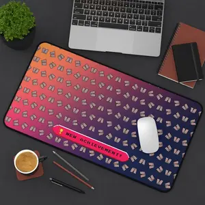 New Achievement Gaming Desk Mat, Dungeon Crawler Carl Inspired Mouse Pad, LitRPG Fantasy Gamer Desk Decor for PC Setup, BookTok Reader Gift for Fantasy Fans