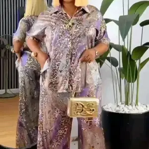 Women's 2-Piece Set turkey wears  Summer Pants length 45 inches