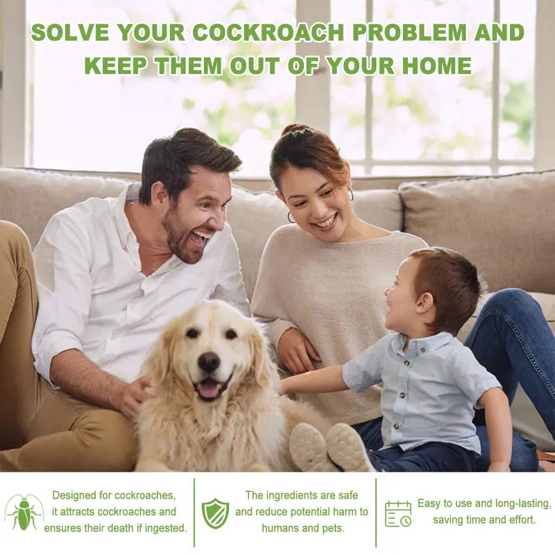 MoonSpry Roach Repellent, Domestic Dormitory Kitchen Powerful Cleaning Cockroach Exterminator Cockroach Gel Bait Pest Control Kit Rodent Repellent Pouches for Indoor & Outdoor Multi-Surface Microfiber Floor Mop roach killer indoor infestation and Trap moo