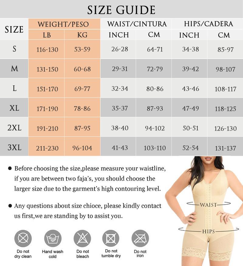 Colombian Girdles Shapewear for Women Tummy Control Post Surgery Full Shapewear Butt Lifter with Zipper Crotch Compression for Women - Bodysuit