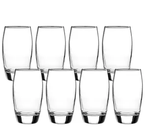 Ellendale Drinking Glasses, 16 Ounces, Set of 8