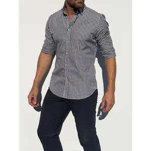 The Gingham Poplin - Black Gingham Poplin