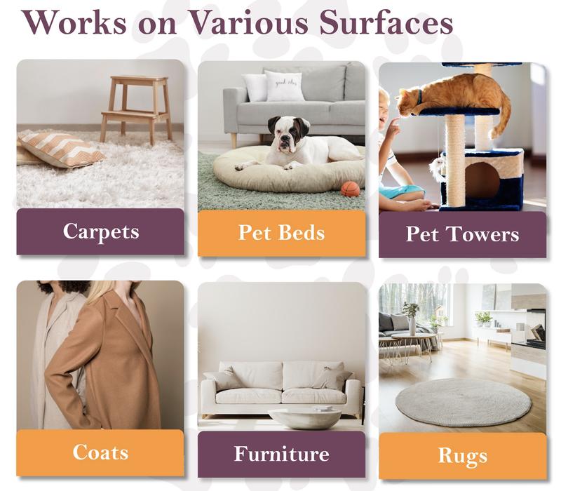 SleekEZ Cat Brush for Shedding & Grooming, Wooden Handle & Stainless Steel Blade, Pet Brush for Indoor Cats, 2.5 Inches Long Groomer Tools Fur Removal Tool