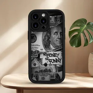 Unique Design Money Pattern High-end  Low-key Luxury Shockproof iPhone cases Case Compatible with For iPhone 17 Pro Max 16 16e 15 14 Plus 13 12 Mini 11 Air X XS Pattern TPU Lens Protection Durable Soft Cover Gift 2D printing