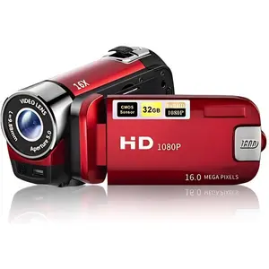 Video Camera Camcorder, 48MP 4K HD 1080P Digital Camera, 2.7" TFT Rotatable Screen, 16X Zoom, Fill Light, Vlogging Recorder for YouTube, Ideal Gift for Teens, Students, Boys & Girls