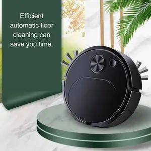Ultra-thin mini floor cleaning robot (with self-cleaning base)- Silent design, suitable for low-profile cleaners on floors andhard surfaces. Made of durable PP material, easy tomaintain, (compatible with all floor types)