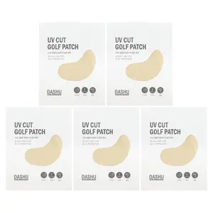 Dashu UV Cut Golf Patch, 5 Pairs