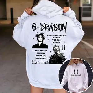 G-Dr@gon Uberm3nsch Tracklist Hoodie,  Drama Shirt, Too Bad Shirt, P0WER Shirt, GD Kpop Shirt, Big Bang Kpop Shirt Sweater 9NH