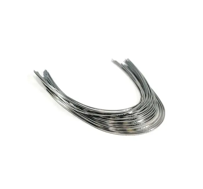 Super Elastic Nickel Titanium Arches Rectangular – NATURAL Form – Pack x 10pcs