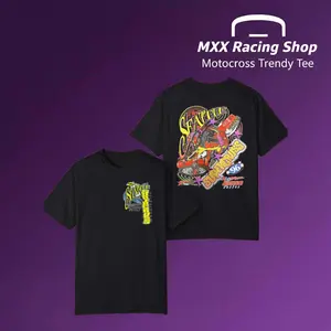 Vintage 1996 AMA Supercross Series Seattle Jeremy Mcgrath S-4XLShirt Motocross 2 Side