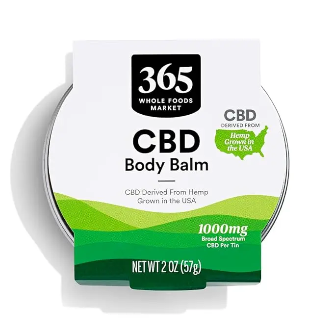 365 By Whole Foods Market, CBD Body Balm 1000mg, 2 Ounce