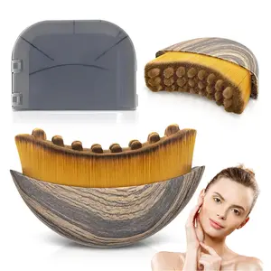 New Lymphatic Contour Face Brush, Dry Brushing Face Brush, Lymphatic Drainage Massager for Face, Chin & Jawline Sculpting, Double Chin Reducer, Ergonomically Designed to Fit The Skin Precisely and Relieve Fatigue