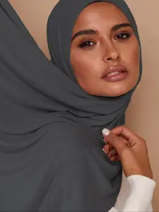 Women's Solid Color Khimar, Modest Casual Soft Comfortable Hijab for Daily Wear, Women's Islamic Clothing for All Seasons, Modesty