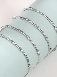 Stainless Steel Jewelry Bracelet, Morse Code Design, Perfect Gift for Mom Daughter Sister Aunt Teacher, Birthday Thanksgiving Day