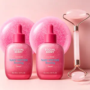 (Free Gift: Facial Massage Stick) EQQUALBERRY NAD+ Peptide Serum 30ml | Korean Anti-Aging Care with 5 Ceramides & Vegan Collagen for Smooth, Glowing Skin