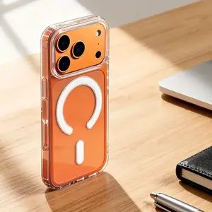 1pc Luxury Magnetic Transparent Phone Case, Lens Protection Design, Fits iPhone 17 Air 16 15 14 13 12 11 Pro Max Plus, Tool Enthusiasts