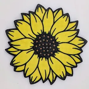 Sunflower 4 Coaster Set with Holder Tableware