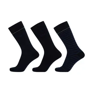 CR7 Men's Cotton Blend 3-Pack Fashion Socks, Gift Box