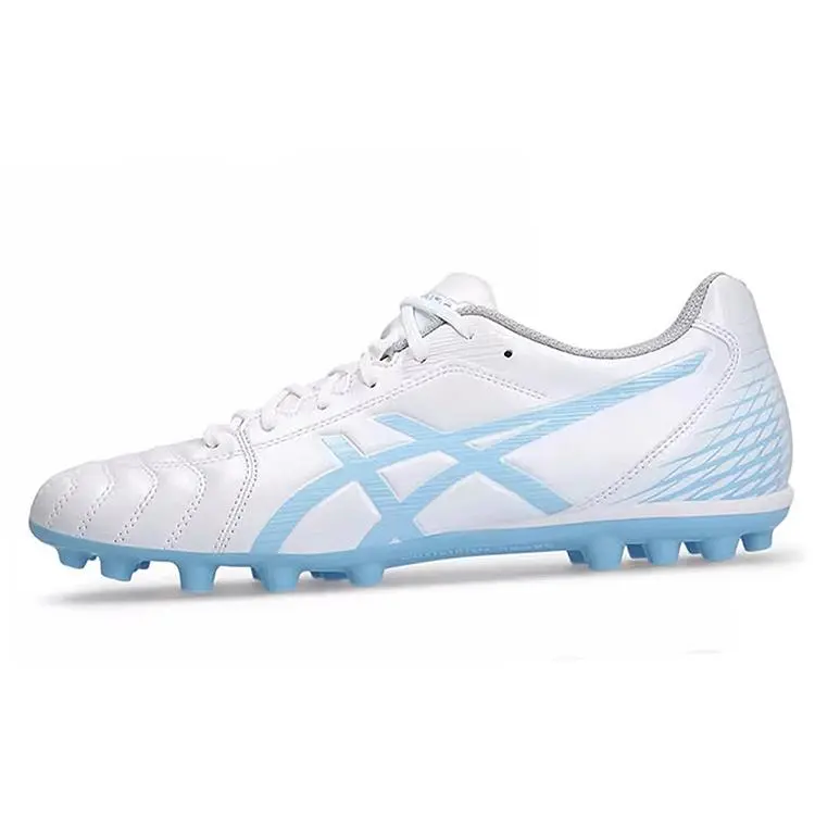 ASICS Ds Light Club AG White Arctic Sky Versatile Comfort Soccer Cleats Men's 1103A027-110