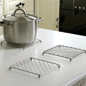 Versatile Heat-Resistant Pot Stand and Coaster – Non-Slip, Easy-to-Clean Design, for Kitchen and Restaurant Pot Stands and Kitchen Coasters