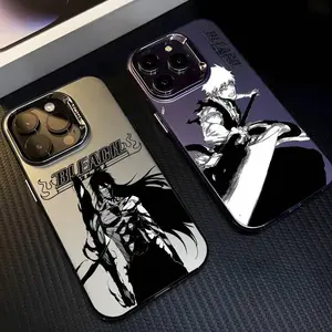 Anime B-Bleachs K-Kurosaki Phone Case For IPhone 17 16 15 14 13 12 11 Pro Max Air Multicolor Matte Metallic Aurora Funda