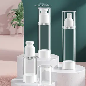 Vacuum Travel Spray Bottle, Emulsion Pump Bottle, Cosmetic Sample Empty Bottle, Skincare Liquid Container, Portable Bottle, 1 Piece