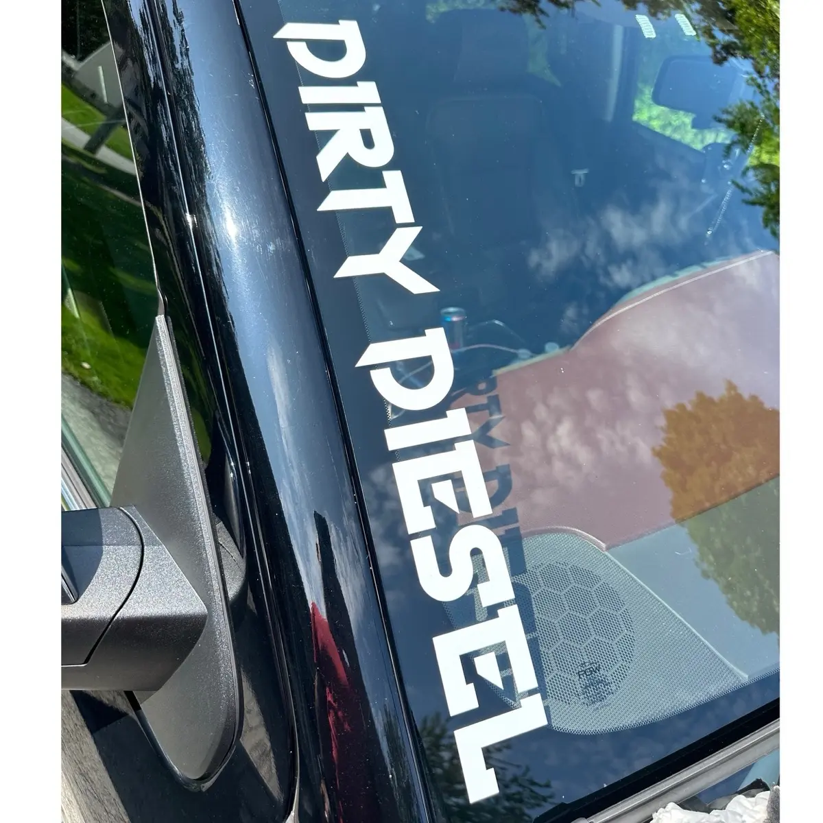 Dirty Diesel Rolling Windshield Decal - Perfect for Any Vehicle Dirty Diesel Rolling Windshield Decal - Perfect for Any Vehicle
