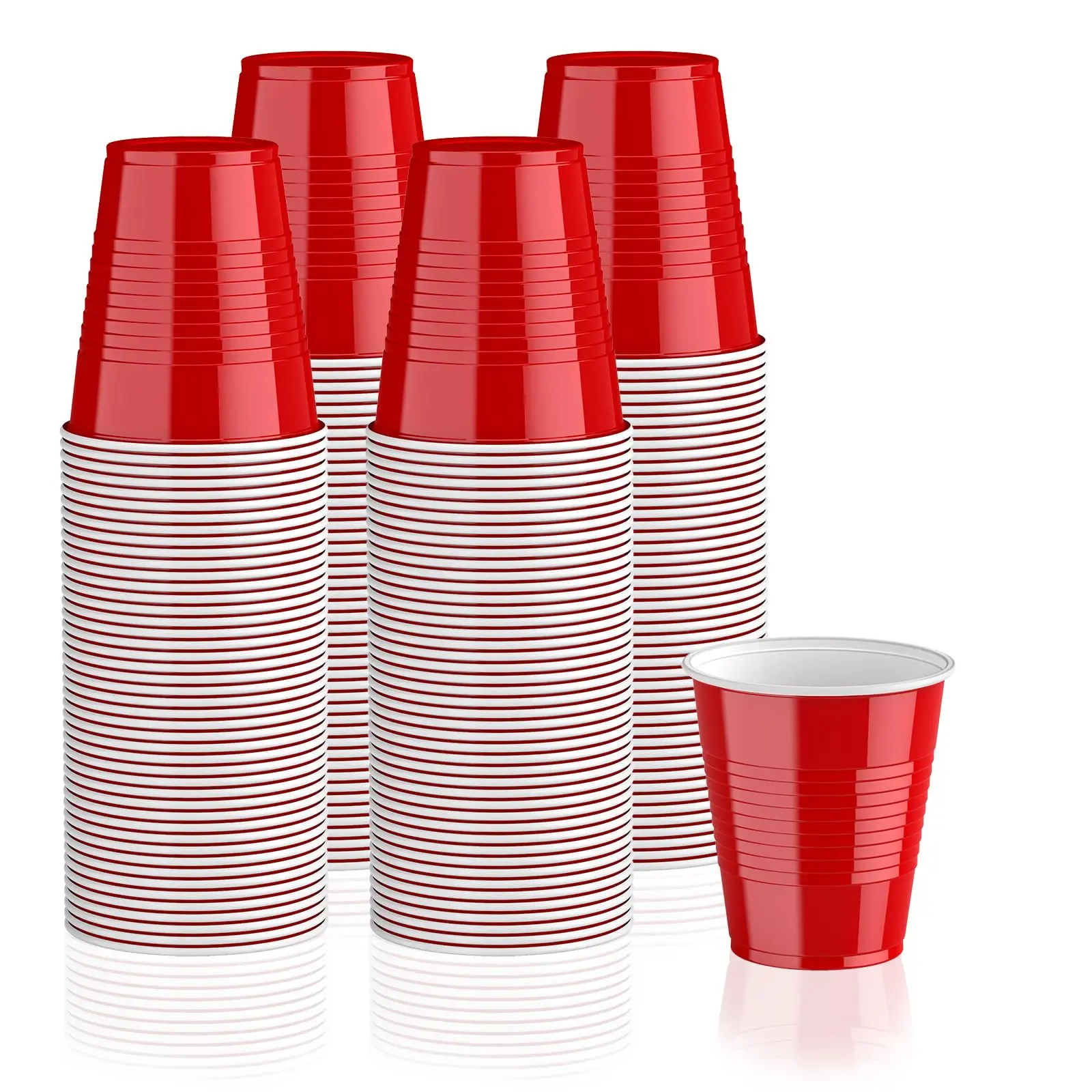 Red Party Cups - Beer Pong Cups - 12 oz & 16 oz