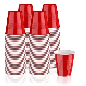 Red Party Cups - Beer Pong Cups - 12 oz & 16 oz