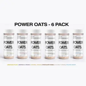 6 Pack Presta Wellness Power Instant Oats - Protein - Creatine - Ready in 5 minutes