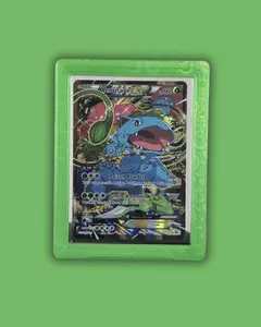 Stained Glass Green | TopGuard – Top Loader Card Protector for Pokémon, Sports Cards & TCG (Galaxy Holo Case)