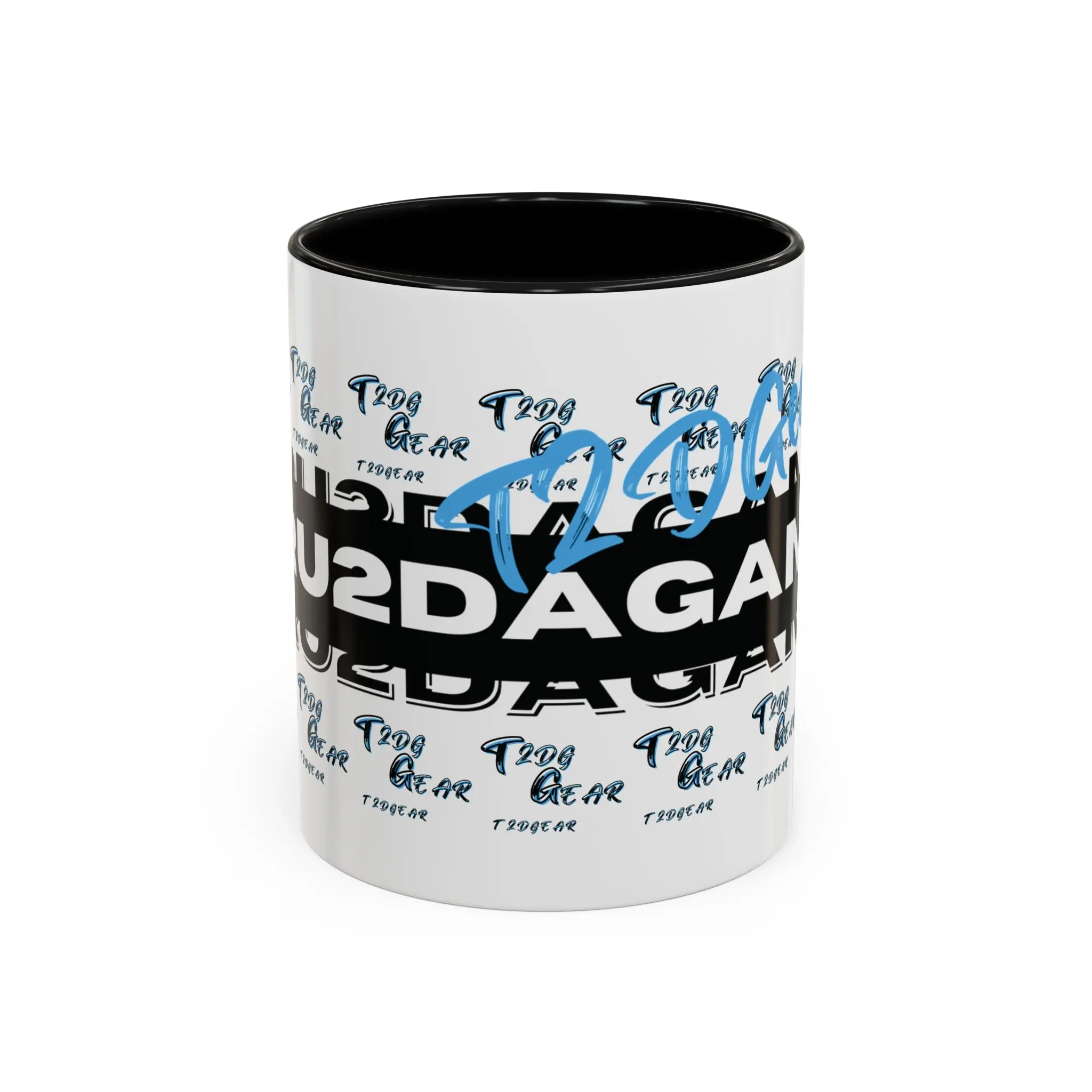 Tru2DaGame(T2DGear) Glossy Ceramic Logo Graphic Coffee Mug (11oz, 15oz)