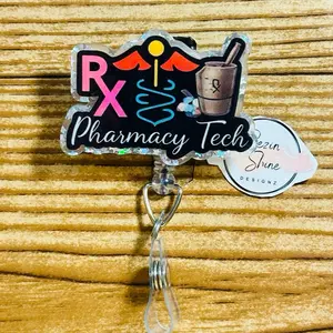 Pharmacy Technician Badge Reel