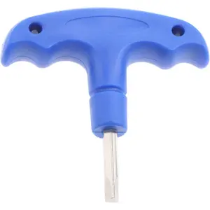 1pc Golf Spike Wrench Torque Tool Wrenches with Triangle Tip for Drivers Fairway Weight Blue