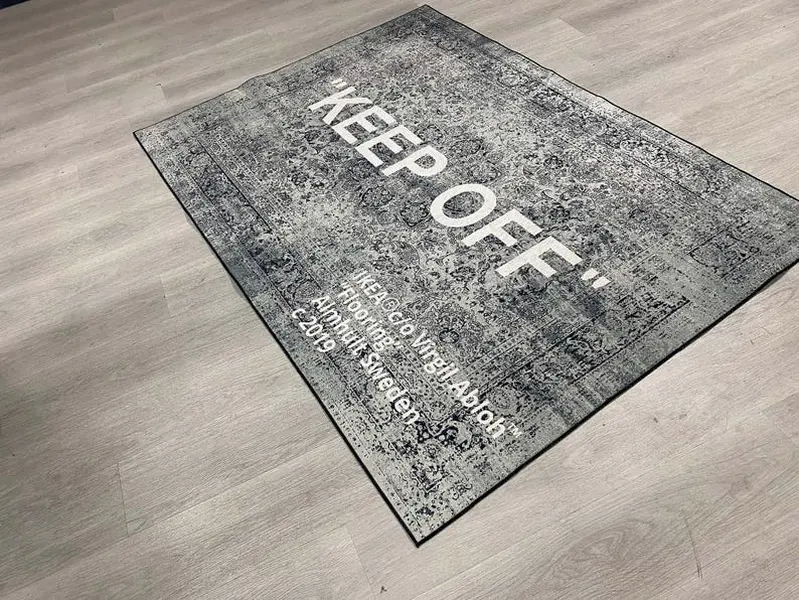 Keep Off Rug, Gray Color Keep Off Carpet, Floor Rug, Keep Off Rug, Cool Keep Off Rubber Doormat