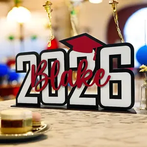 Personalized Graduation Table Centerpiece and Photo Prop, 2026 Sign Senior Custom, Graduation Table Centerpieces for 2026, Graduation 2026 Gifts, Graduation Decorations 2026