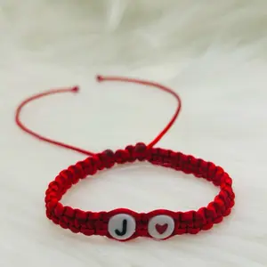 AlondraBracelets Personalized Initial Bracelet with Delicate Chain and Dainty Charm - Unisex Bracelet