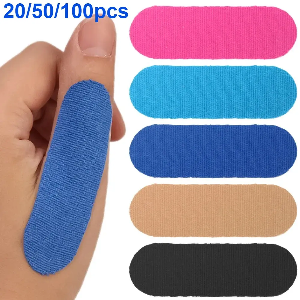 20/50/100pcs Finger Bandage Protective Thumb Cover, Bowling Tape Guard, Lightweight Tapes, Breathable Sports Tape, Elastic Cloth, Compact Sports Accessories