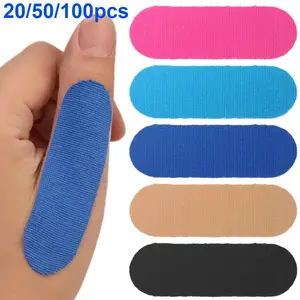 20/50/100pcs Finger Bandage Protective Thumb Cover, Bowling Tape Guard, Lightweight Tapes, Breathable Sports Tape, Elastic Cloth, Compact Sports Accessories