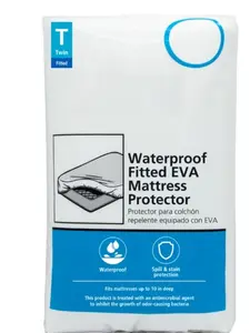 Waterproof EVA Fitted Mattress Protector, Twin