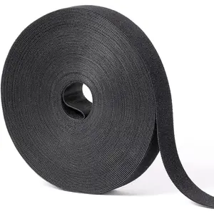 1 in x 60 ft Hook and Loop Roll |     Double-Sided Strips, Self-Gripping Straps |     Reusable Multi-Purpose Wrap Fasteners  Home, Office, Data Center, and More