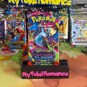 Phantasmal Flames Booster Pack live rip pokemon