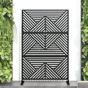 Zodiac Outdoor Metal Privacy Screen Decorative Fence