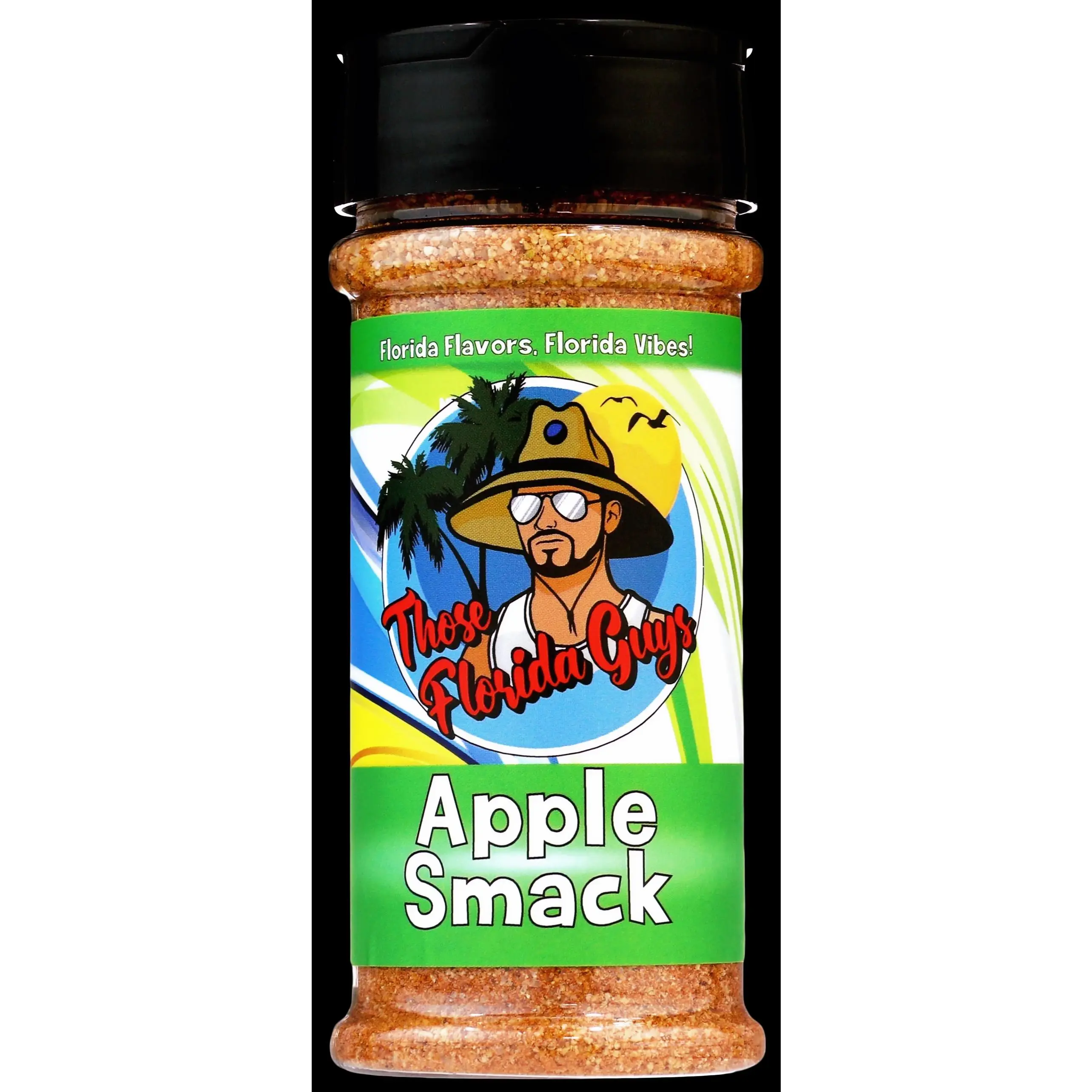 Those Florida Guys Apple Smack BBQ Rub | Apple Chipotle | Fruit Rub | Great on Brisket, Steak, Chicken, Veggies, Seafood, Ribs & Pork | Seasoning & Spice Dry Rub For Smoking & Grilling | 8.5 oz Shaker Bottle | Gluten-Free, Low-Sodium, MSG-Free, Dairy-Free