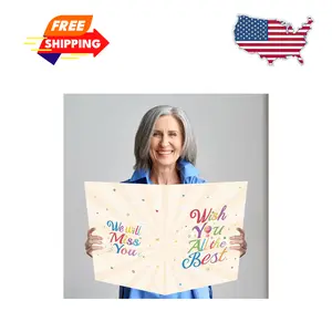 Large Farewell Card Greeting Card with Envelope 22 x 14 Inch