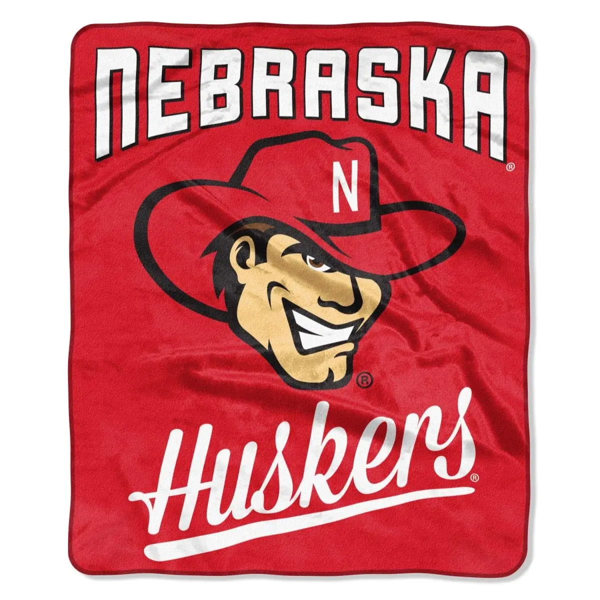 Northwest  Nebraska Cornhuskers Raschel Alumni Design Blanket - 50 x 60 in.