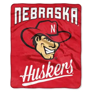 Northwest  Nebraska Cornhuskers Raschel Alumni Design Blanket - 50 x 60 in.