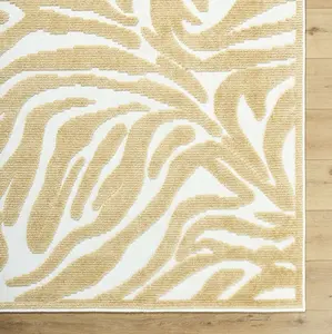Keto White Washable Area Rug