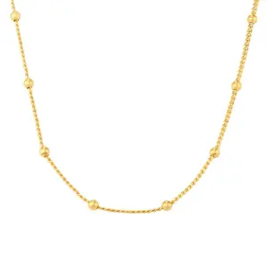 Stackable Bubble Chain in 18K Gold Plating